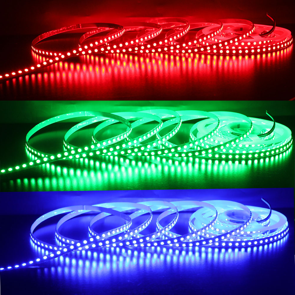 5m RGB LED Color Changing Lights - 120LEDs/m High Density LED Strip - DC24V 5m RGB LED Color Changing Lights - 120LEDs/m High Density LED Strip - DC24V